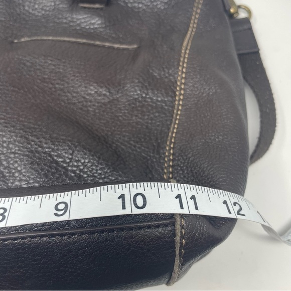 The Sak Leather Hobo Bag – Brown  Crossbody & Arm Straps - Picture 10 of 16